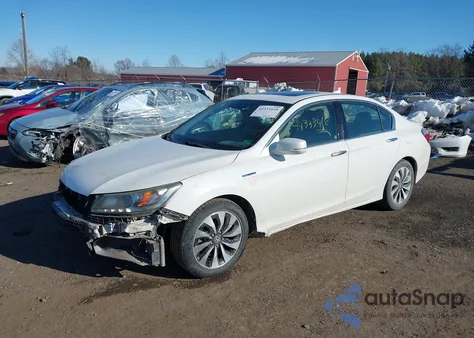 2015 Honda Accord Hybrid Ex-L from USA, damaged, VIN 1HGCR6F53FA006548